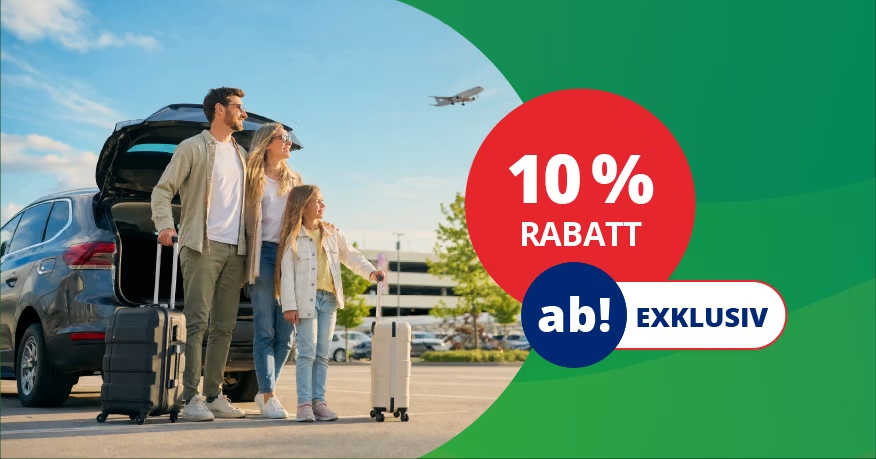 Teaser-10 % Parkrabatt am Flughafen