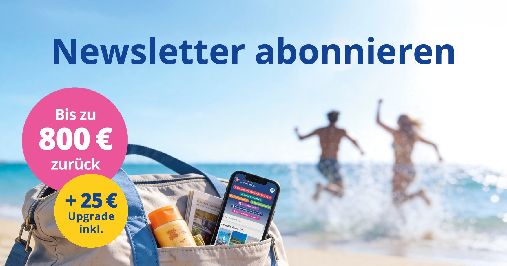 Teaser-Mehr Cashback mit dem Newsletter