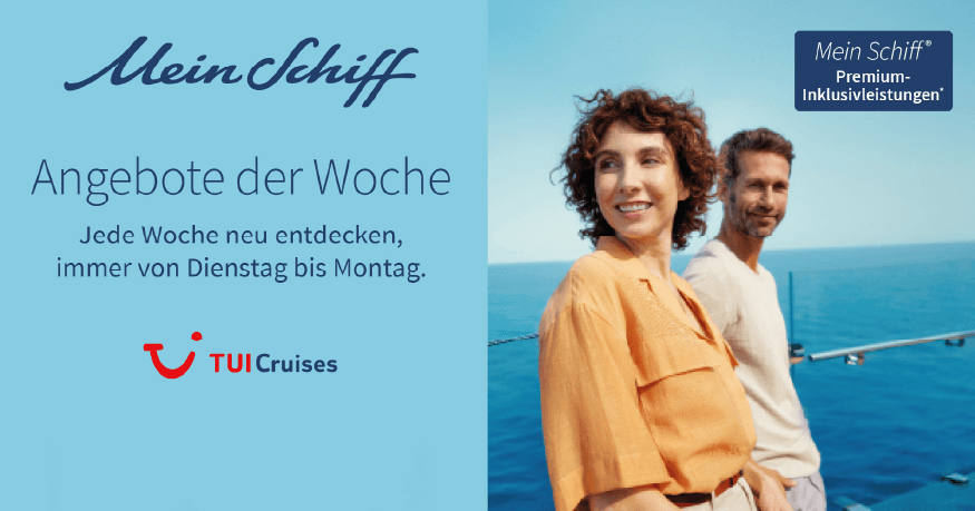 Teaser-Angebot der Woche: Mein Schiff 🛳️