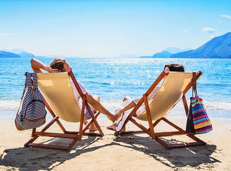 Entspannter Urlaub am Strand