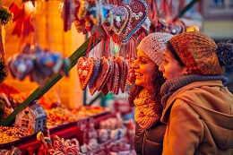 Weihnachtsmarkt, Stand, shopping, Freunde, Winter,Deutschland, gemütlich