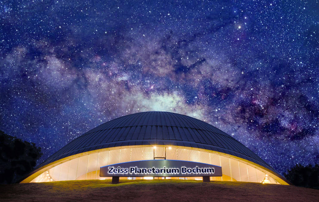 Planetarium Bochum von außen Kuppel