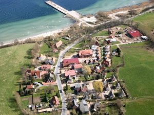 feriendorf ostsee obe, luftaufnahme, küste, strand, Dorf