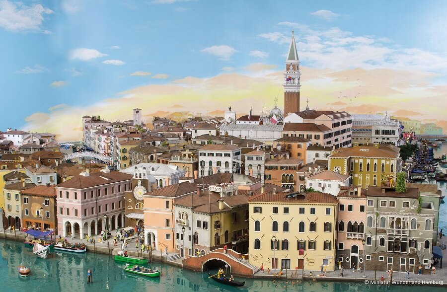 Bild Miniatur Wunderland Venedig Stadtansicht