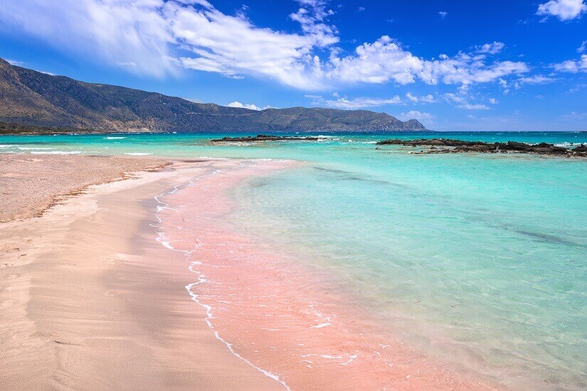 Bild Der rosafarbene Sand in Elafonissi ist magisch