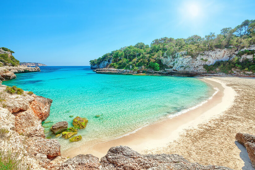 Cala Llombards auf Mallorca