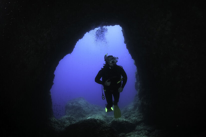 Bild Höhlentauchen vor Mallorca