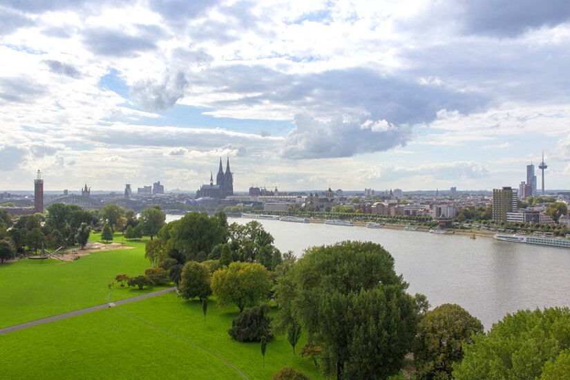 Dom und Rhein in Köln