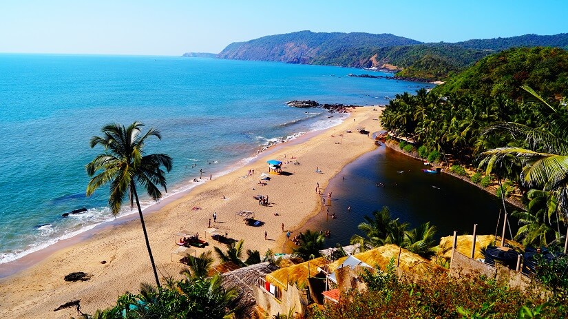 Der Cola Beach in Goa