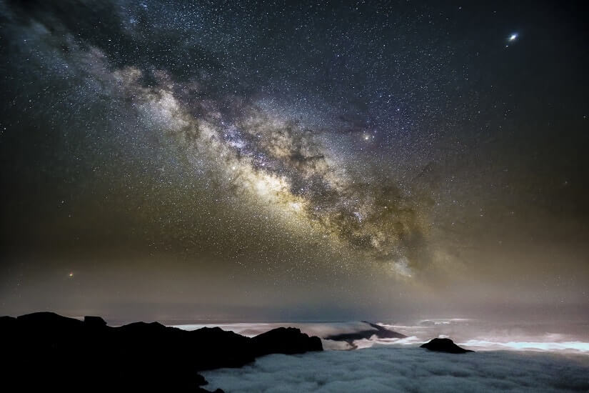 Bild Milchstraße über La Palma