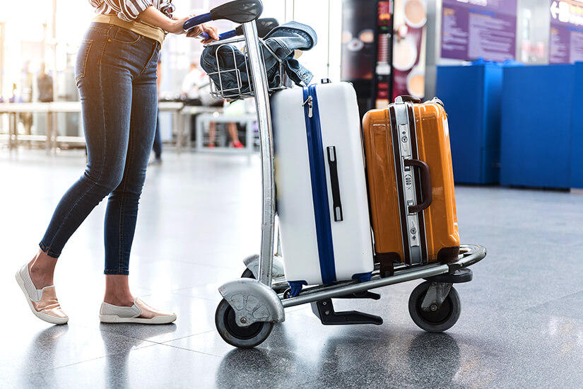 Aufzugebendes Gepaeck