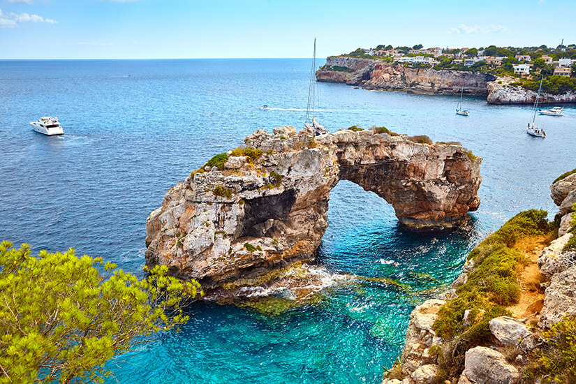 Felsentor Es Pontas auf Mallorca