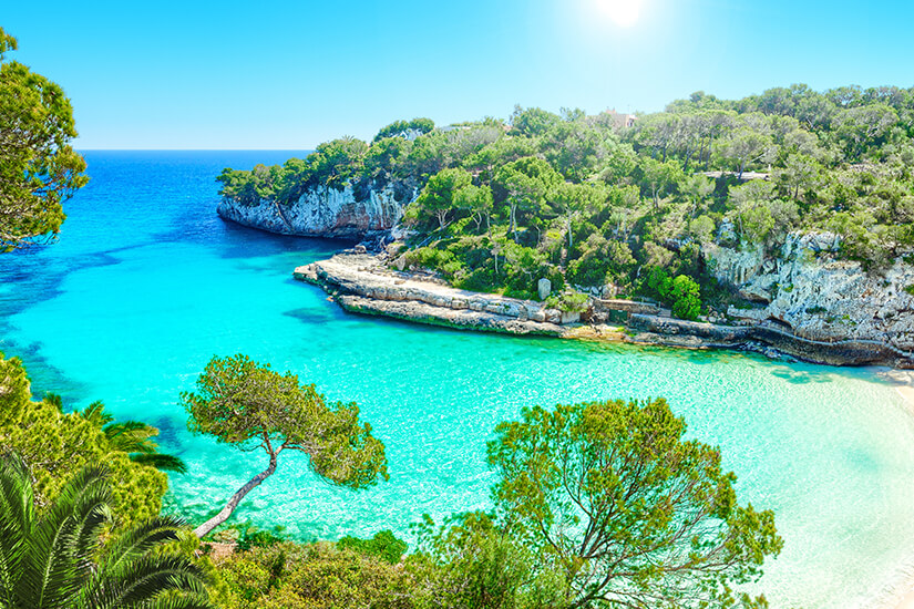 Cala Llombards auf Mallorca