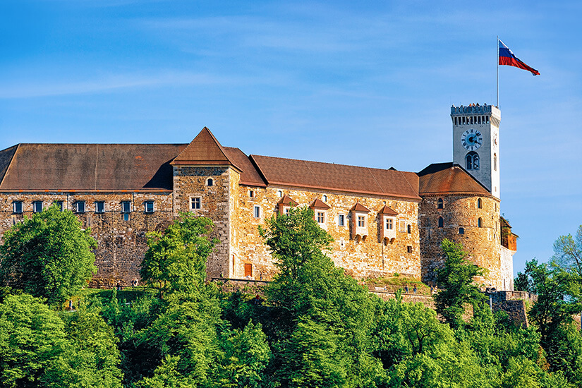 Burganlage auf dem Schlossberg