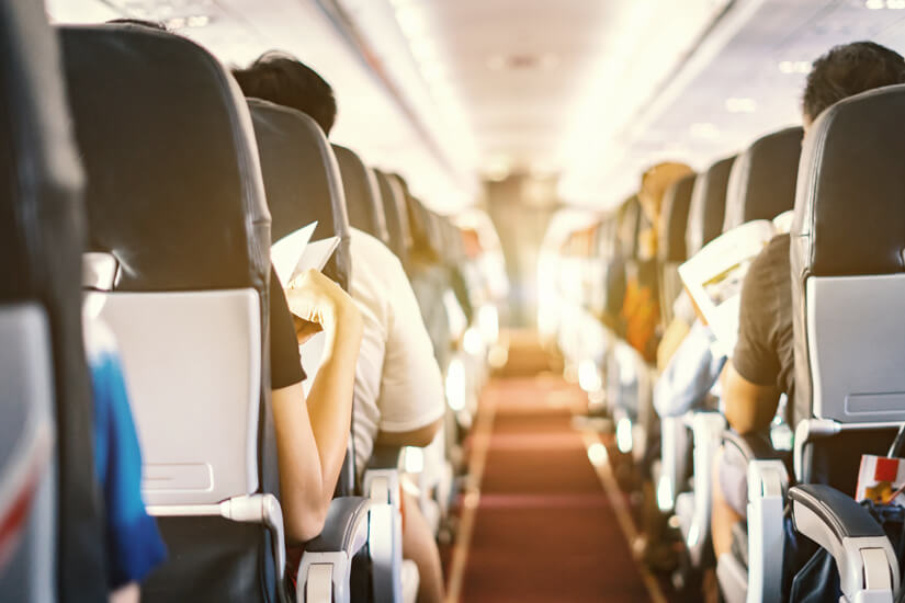 Sitzplätze im Flugzeug reservieren