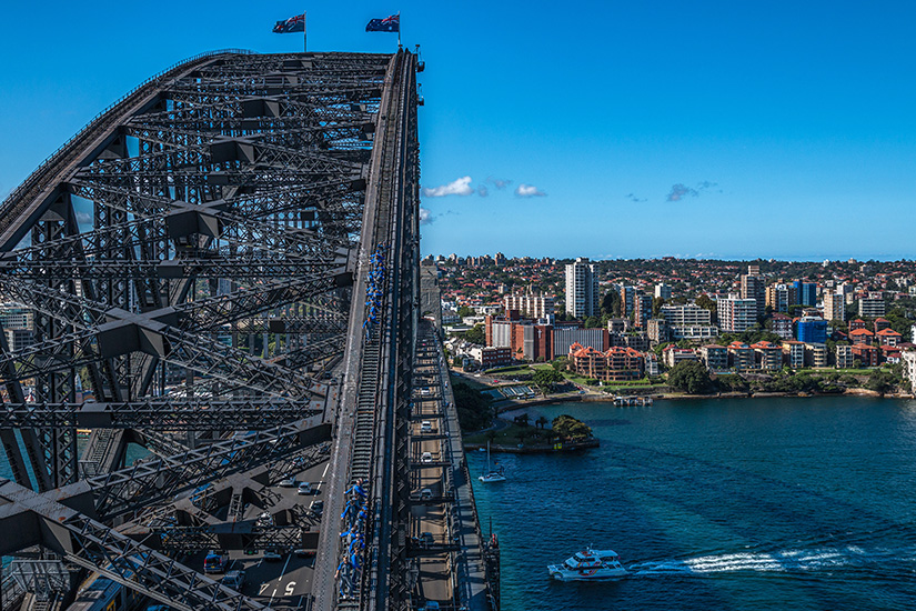 BridgeClimb an der Sydney Harbour Bridge