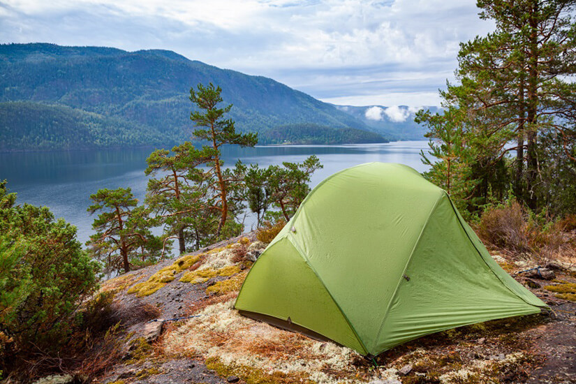 Zelten in Norwegen