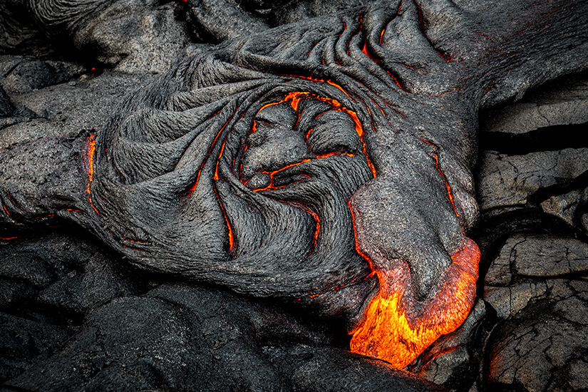Lava auf Big Island, Hawaii