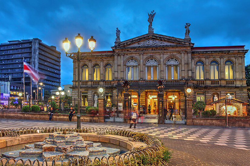 Nationaltheater von Coasta Rica in der Hauptstadt San José