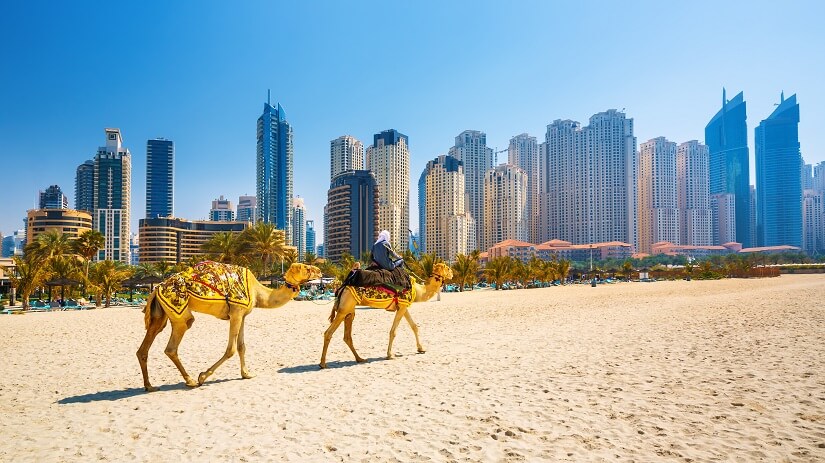 Jumeirah Beach in Dubai