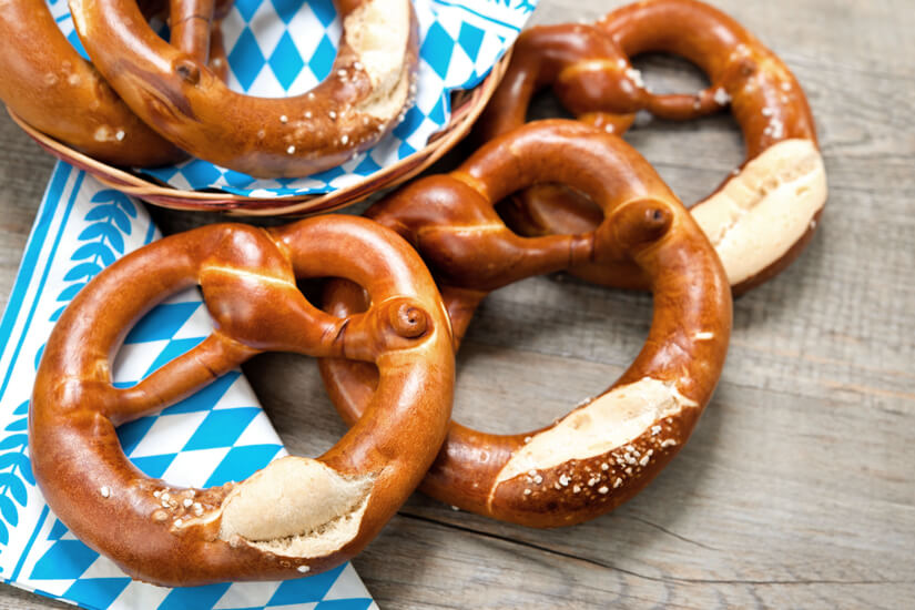 Allseits beliebt - die Brezel