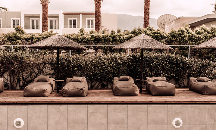 Cooks Club Tigaki Kos Liegen am Pool