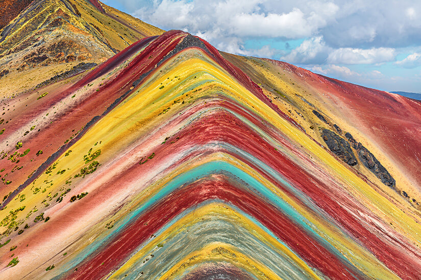 Regenbogen Berge in Peru