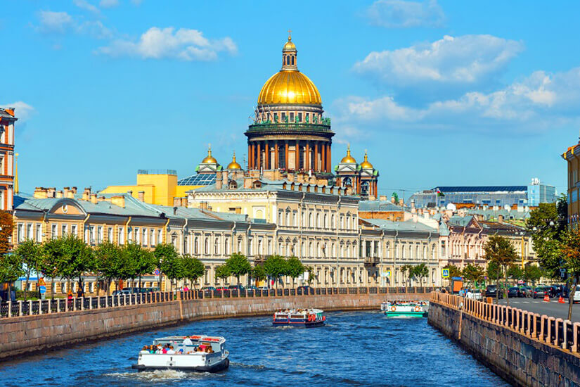 Die Isaakskathedrale in St. Petersburg
