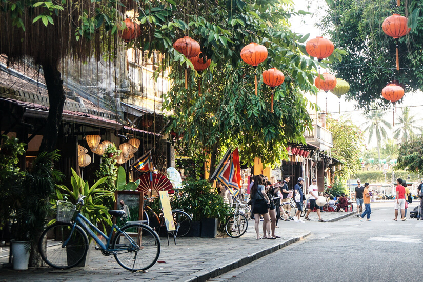 Straße in Hoi An, Vietnam
