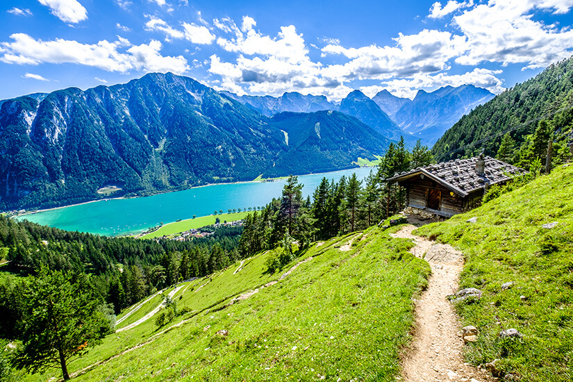 Blick auf den Achensee in Tirol