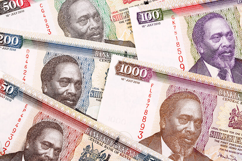 Kenias alte Geldscheine