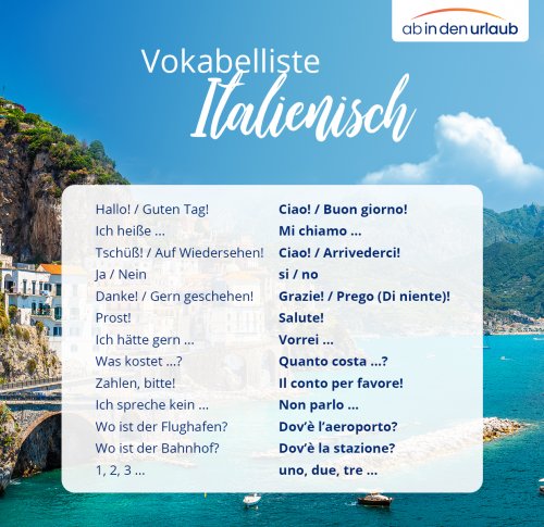 Italienisch Lernen Für Den Urlaub