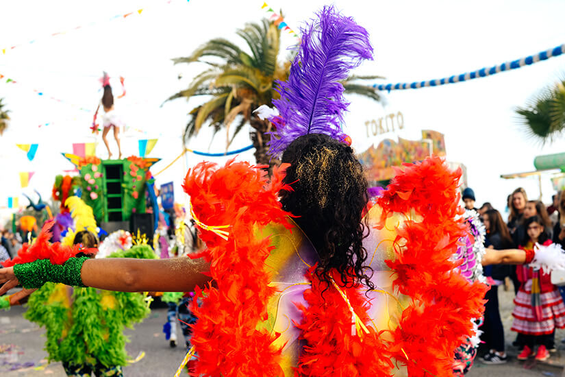 Tänzerin auf dem Karneval in Rio