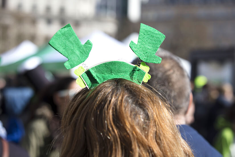 Typischer Kopfschmuck zum St. Patrick's Day