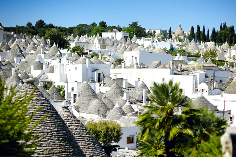 Alberobellos Trulli, die weißen Häuser