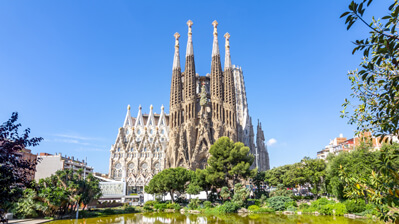 Die Kathedrale Sagrada Familia in Barcelona