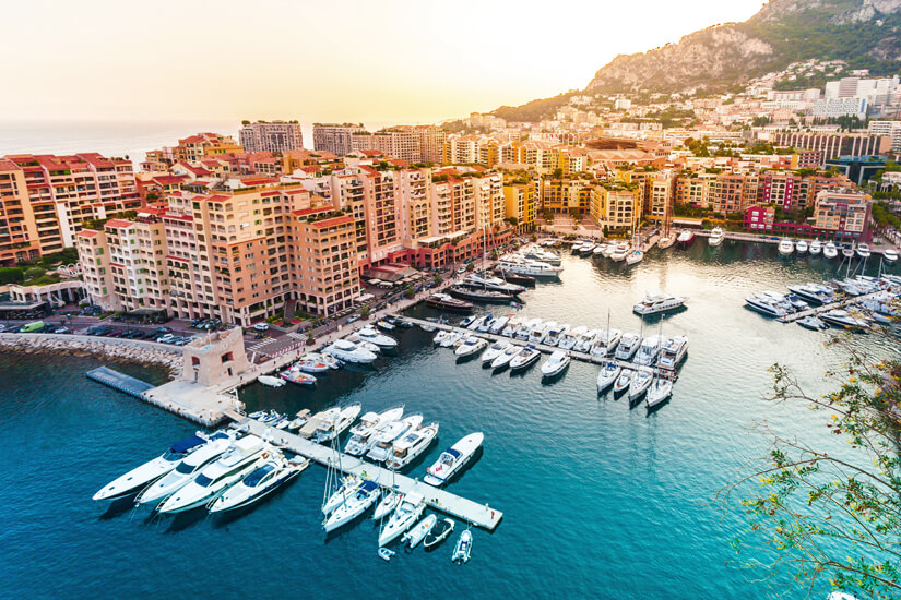 Monaco und der Yachthafen