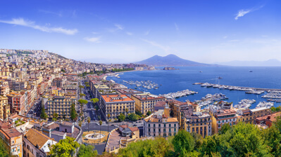 Neapel aus der Vogelperspektive
