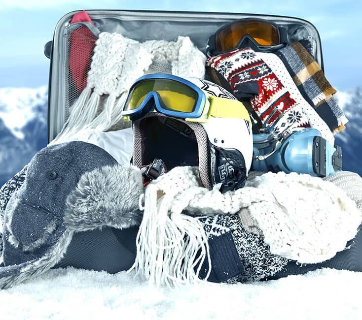 Packliste für den Skiurlaub: Packen für den Schnee