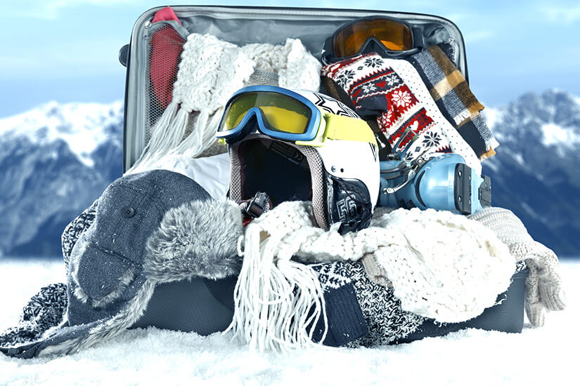 Packliste für den Skiurlaub: Packen für den Schnee