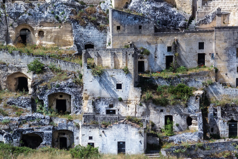 Höhlenwohnungen in Matera
