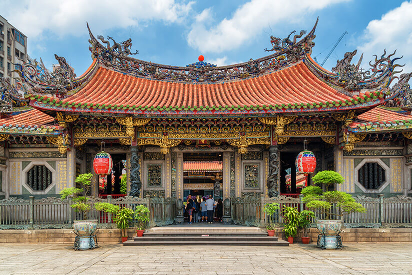 Mengjia Longshan Tempel in Taipeh