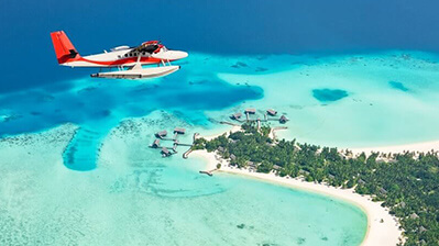 Eine Insel der Malediven