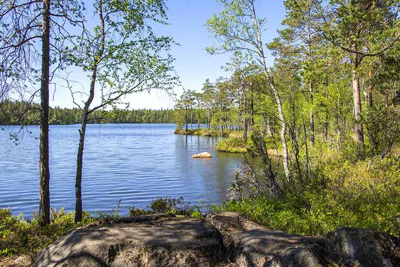 Orajärvi See im Nuuksio-Nationalpark