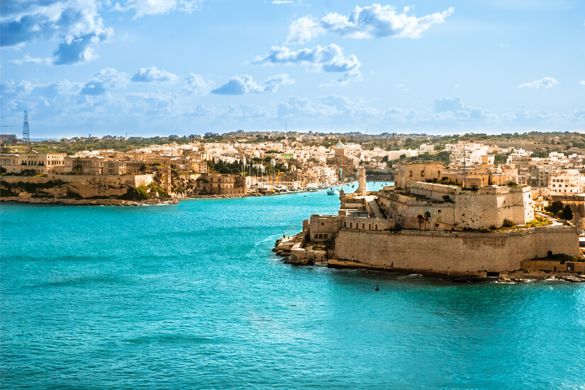 Hafen von Valletta auf Malta