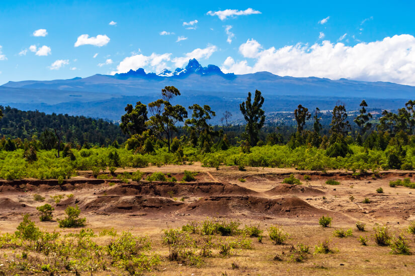 Der Mount Kenya