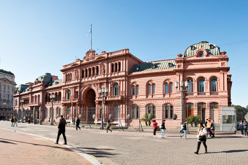 Sitz des Präsidenten Casa Rosada
