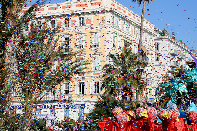 Bunter Karneval in Nizza