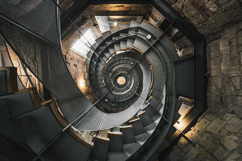 The Lighthouse - Spiralförmige Treppe