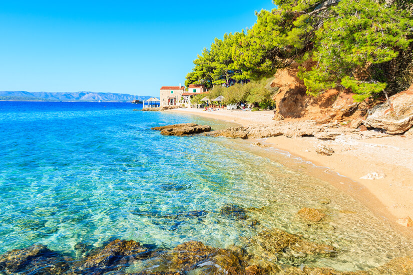 Strand auf der Insel Brac